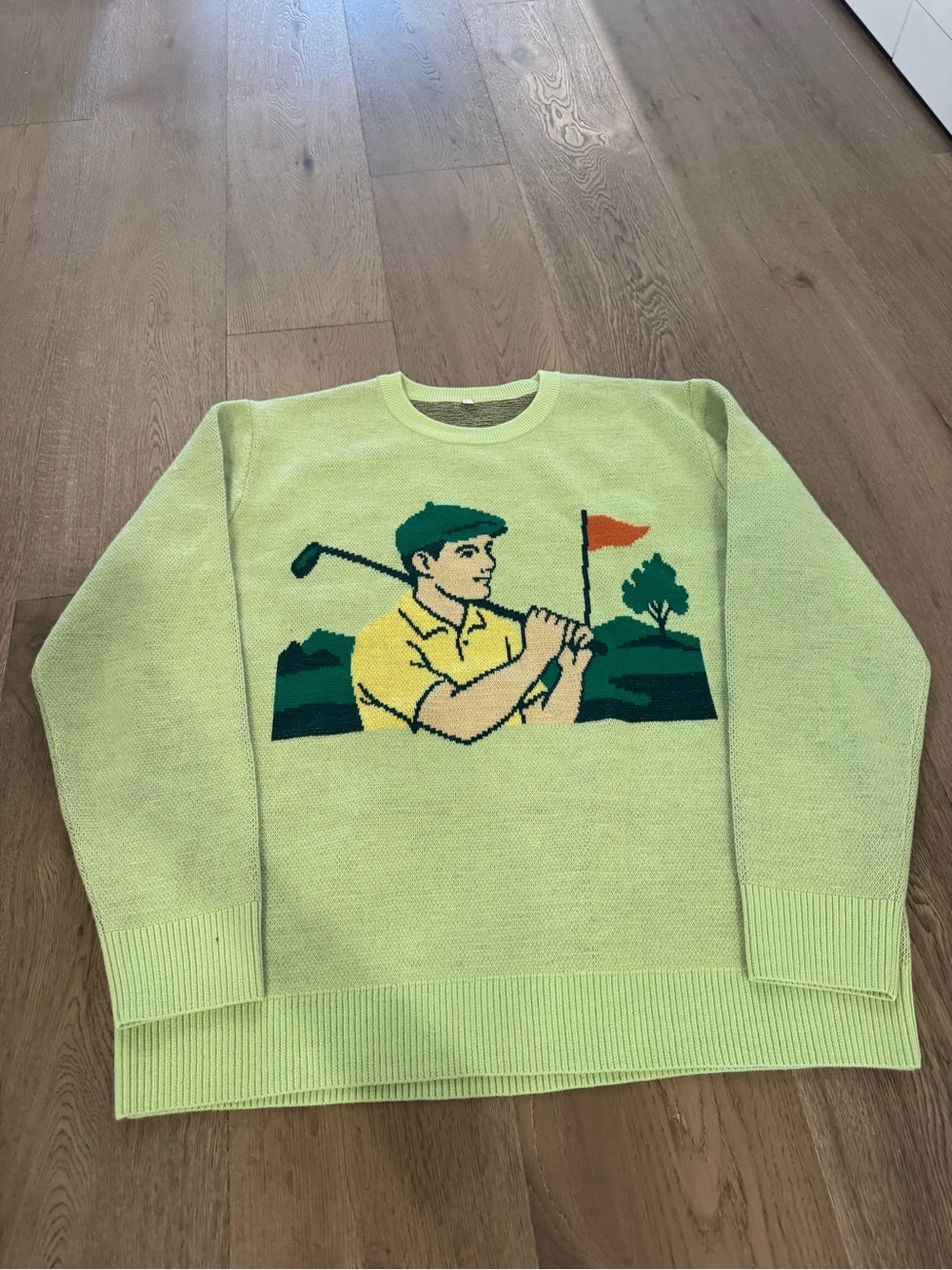 Golf Graphic Knit Sweater